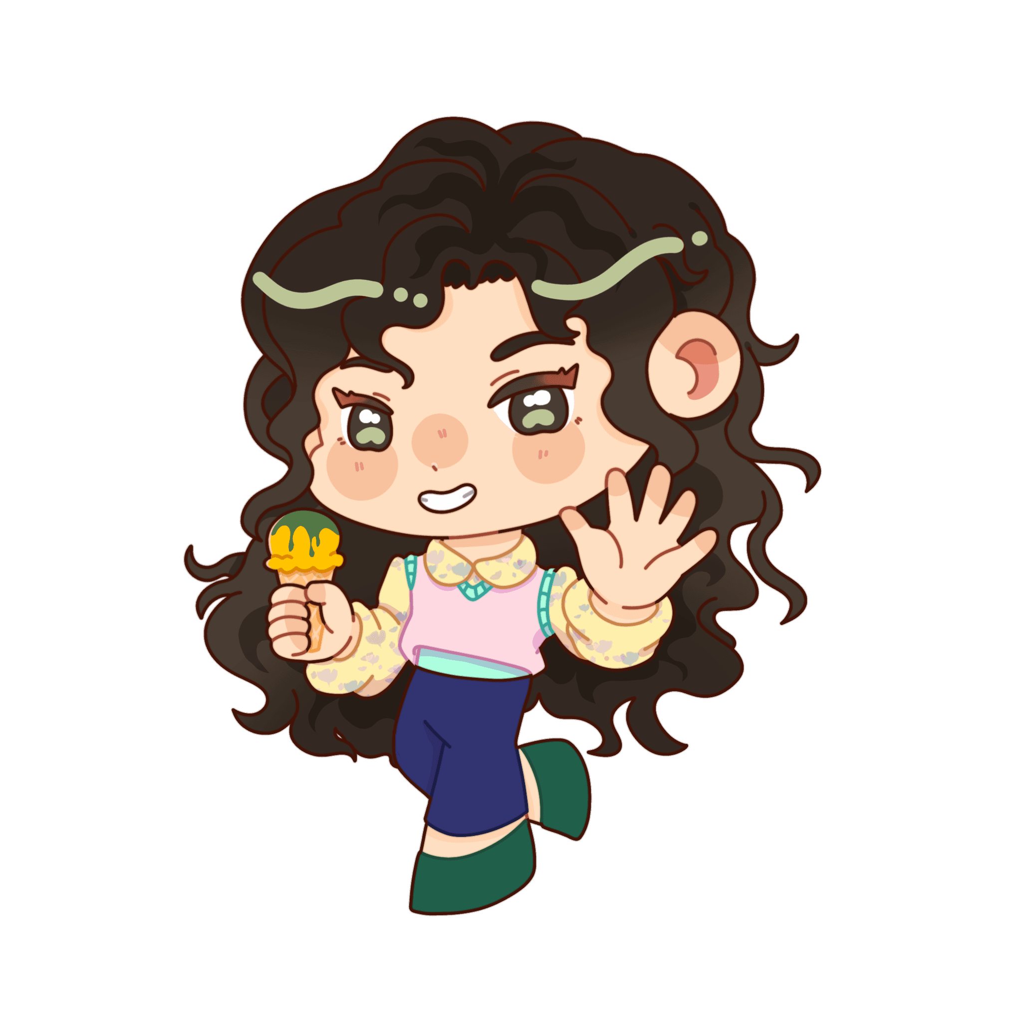 C.A. — chibi portrait